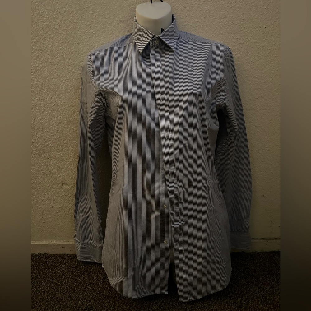 H&M dress shirt slim fit easy iron